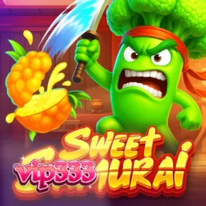 Tampilan visual slot Sweet Samurai dengan tema dojo buah